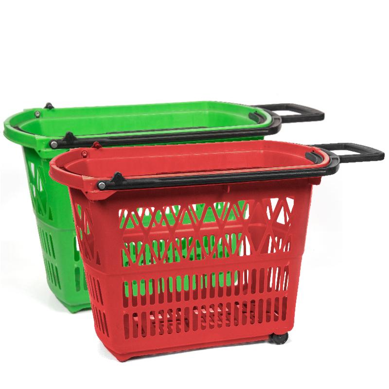 Imagen de Cesta de Supermercado con Ruedas