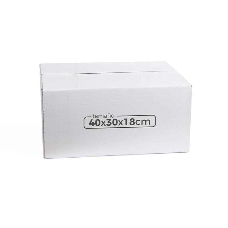Imagen de Cajas de Cartón Pequeñas Blancas (40x30x18)