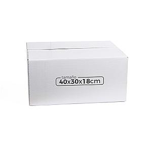 Imagen de Cajas de Cartón Pequeñas Blancas (40x30x18)