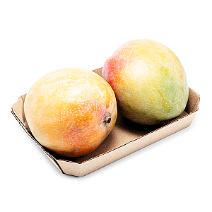 Imagen de Bandeja de cartón con 2 frutas