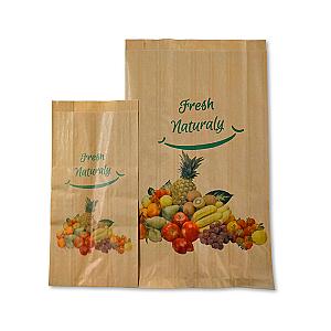 Bolsas kraft frutas