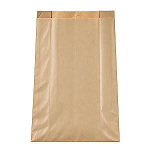 Bolsa kraft lisa con fuelle